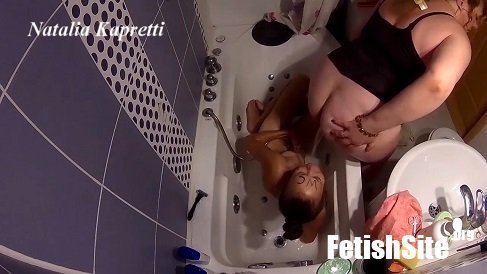 Natalia Kapretti - Dirty enema games in shower after scat party [HD, 720p] [ScatShop.com]