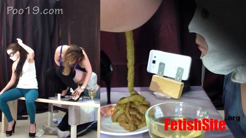 MilanaSmelly - 2 mistresses cooked a delicious shit breakfast for a slave [HD, 720p] [ScatShop.com]