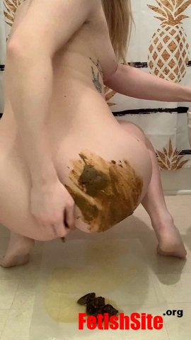 Jessiekaypoops - Full body smear and dirty dildo! [UltraHD 2K, 1920p] [ScatShop.com]